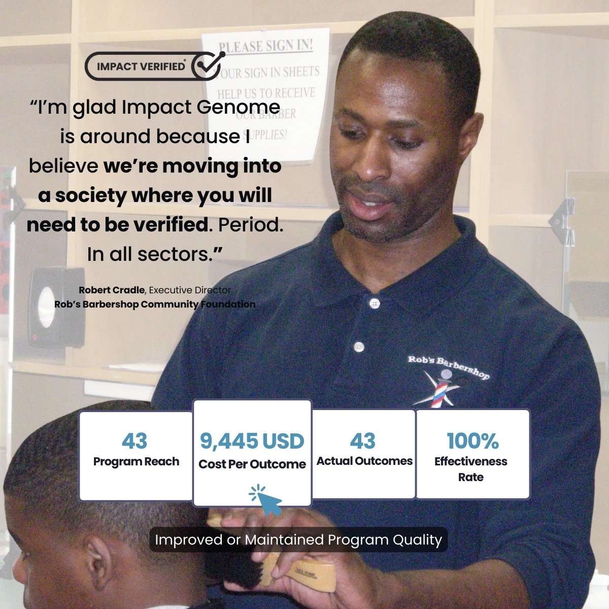 Robert Cradle - Robs Community Barbershop